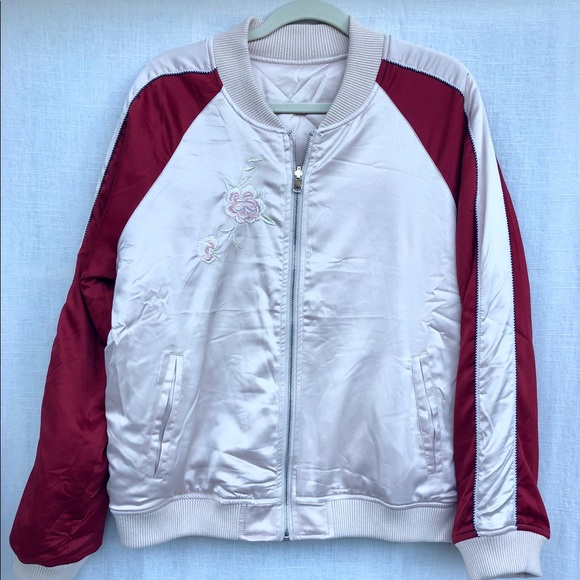 Reversible pink bomber jacket - Picture 4 of 7